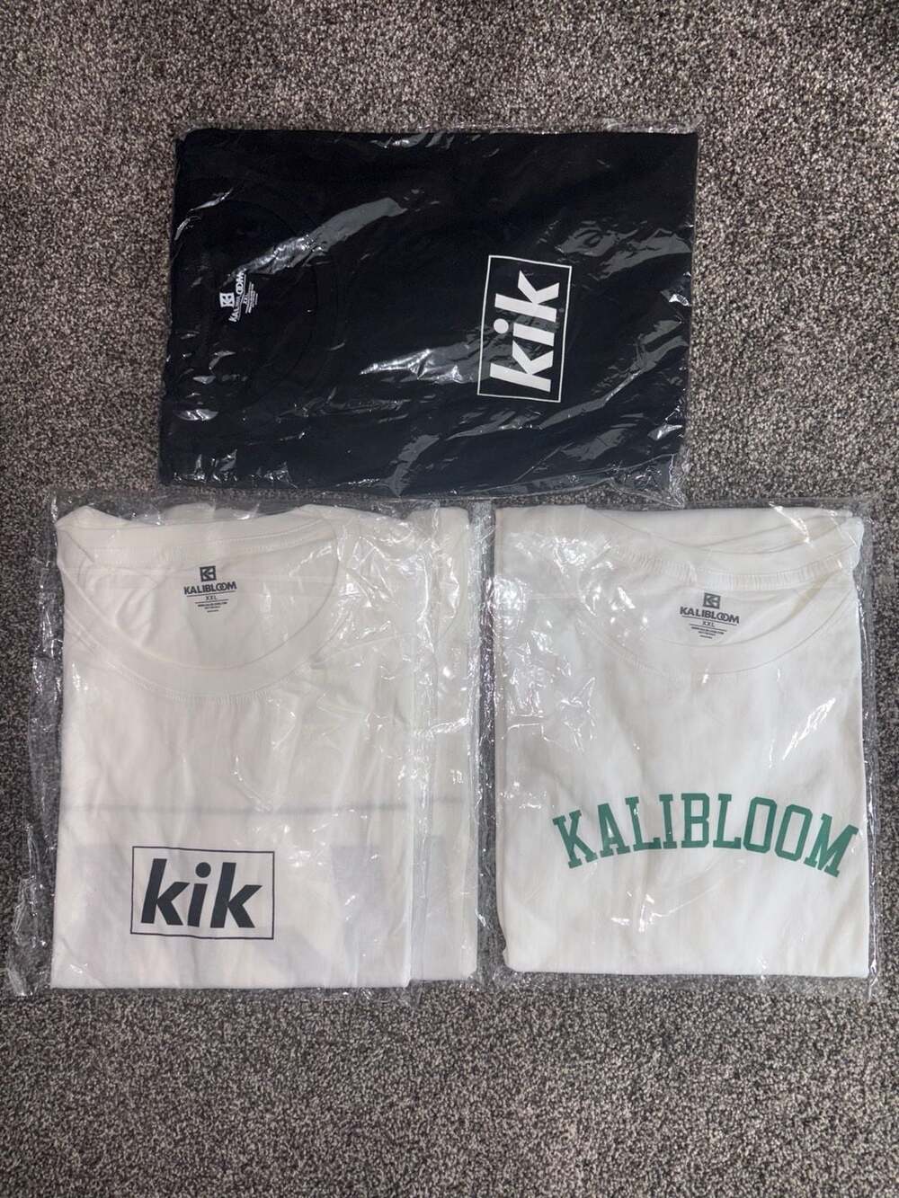 4-Pack Kalibloom KIK Graphic T-Shirts XXL New